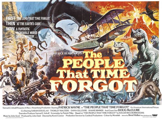 the movie poster: The People That Time Forgot (1977) ver3