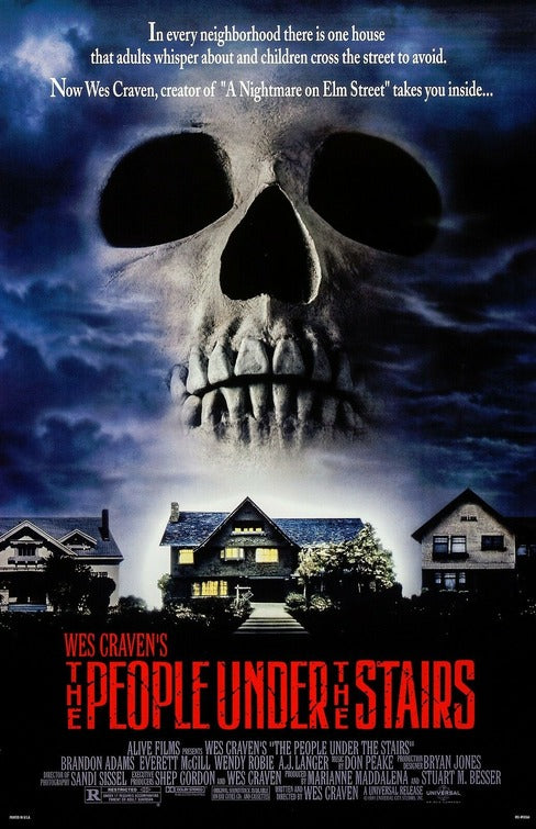 the movie poster: The People Under the Stairs (1991)