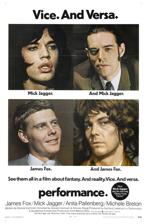the movie poster: Performance (1970)