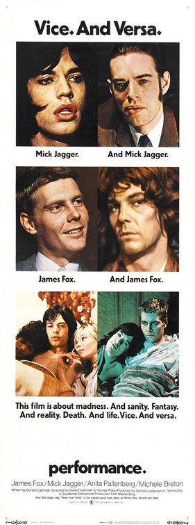 the movie poster: Performance (1970) ver2
