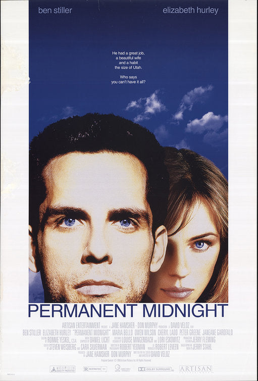 1000 piece jigsaw puzzle for the movie poster: Permanent Midnight (1998) ver2