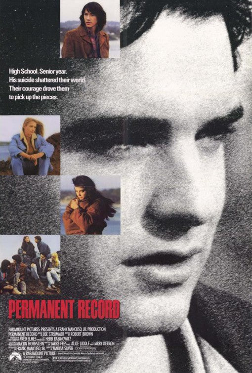 1000 piece jigsaw puzzle for the movie poster: Permanent Record (1988)