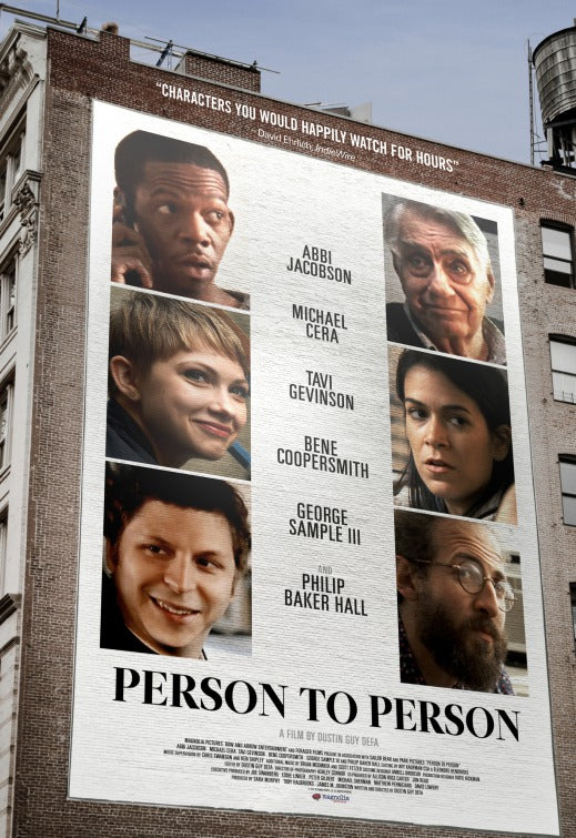 1000 piece jigsaw puzzle for the movie poster: Person to Person (2017)