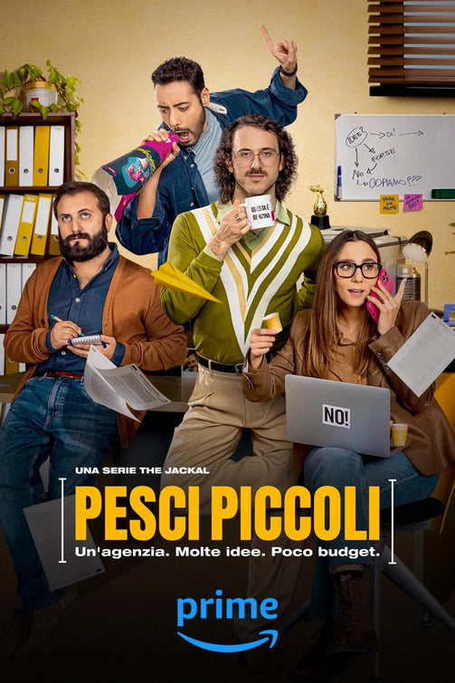 1000 piece jigsaw puzzle for tv poster: Pesci piccoli - Un'agenzia, molte idee, poco budget