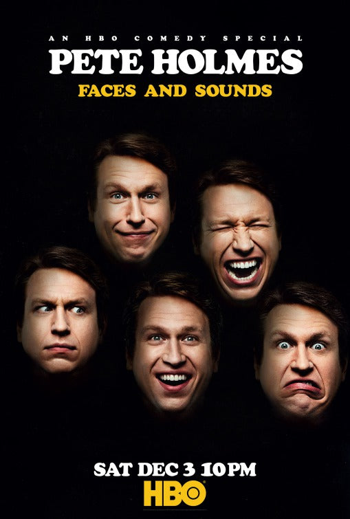 1000 piece jigsaw puzzle for tv poster: Pete Holmes: Faces and Sounds