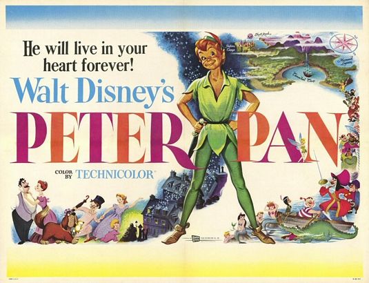 the movie poster: Peter Pan (1953) ver2