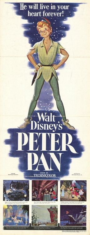 the movie poster: Peter Pan (1953) ver3