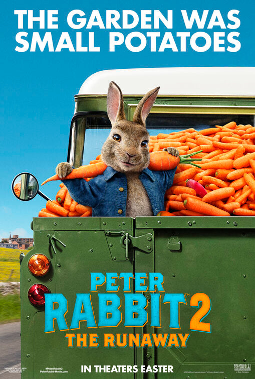 1000 piece jigsaw puzzle for the movie poster: Peter Rabbit 2: The Runaway (2021)