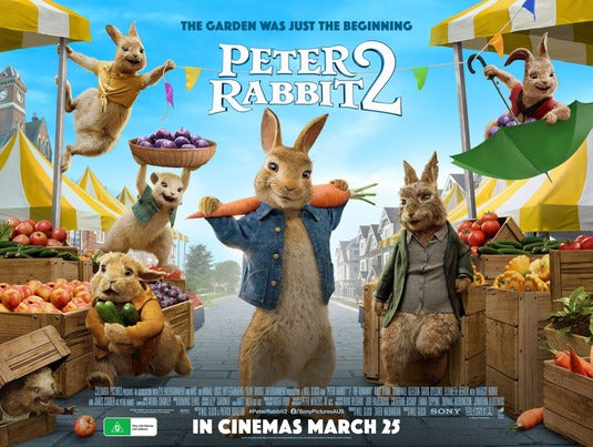 1000 piece jigsaw puzzle for the movie poster: Peter Rabbit 2: The Runaway (2021) ver10