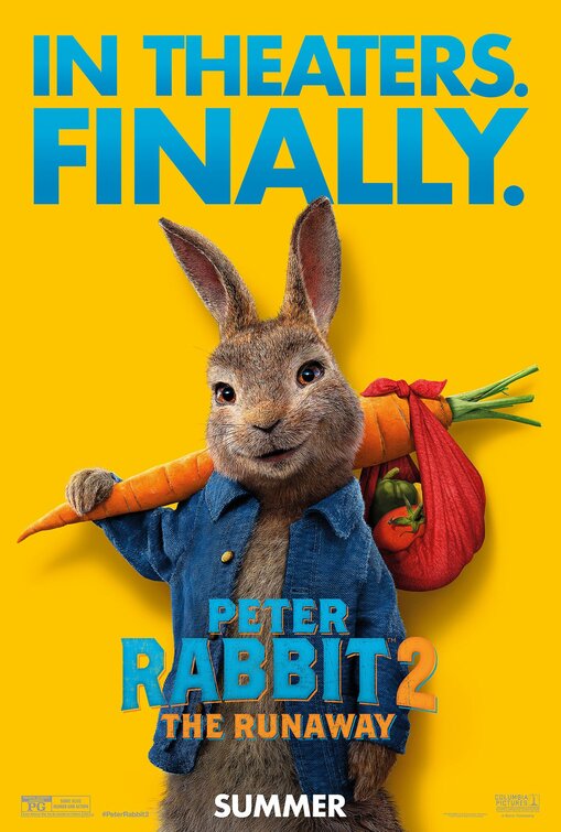1000 piece jigsaw puzzle for the movie poster: Peter Rabbit 2: The Runaway (2021) ver11