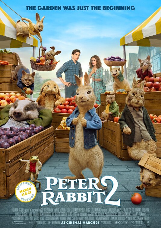 1000 piece jigsaw puzzle for the movie poster: Peter Rabbit 2: The Runaway (2021) ver3