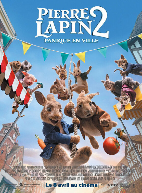 1000 piece jigsaw puzzle for the movie poster: Peter Rabbit 2: The Runaway (2021) ver6