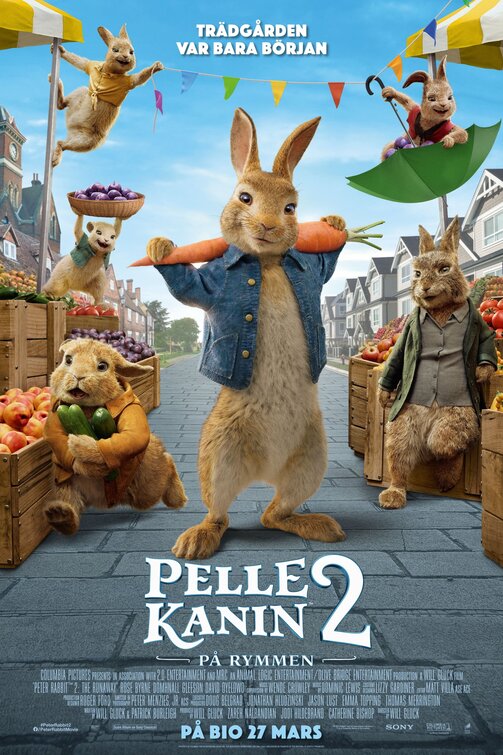 1000 piece jigsaw puzzle for the movie poster: Peter Rabbit 2: The Runaway (2021) ver8