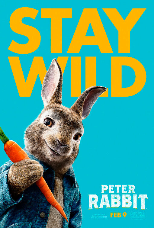 1000 piece jigsaw puzzle for the movie poster: Peter Rabbit (2018) ver22
