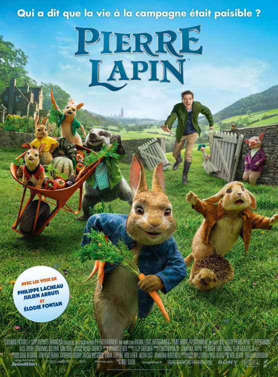 1000 piece jigsaw puzzle for the movie poster: Peter Rabbit (2018) ver4