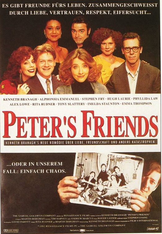 the movie poster: Peter's Friends (1992) ver2