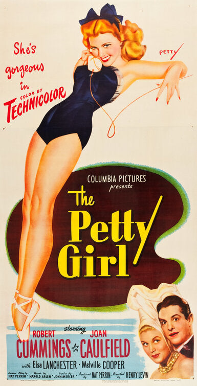 1000 piece jigsaw puzzle for the movie poster: The Petty Girl (1950) ver2