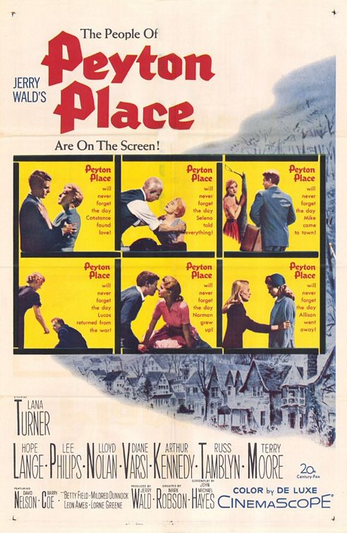 the movie poster: Peyton Place (1957)