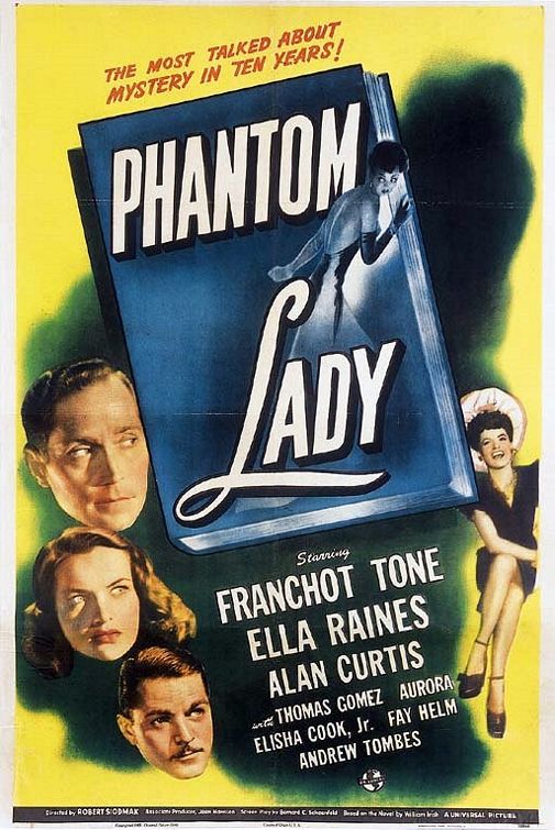 the movie poster: Phantom Lady (1944)
