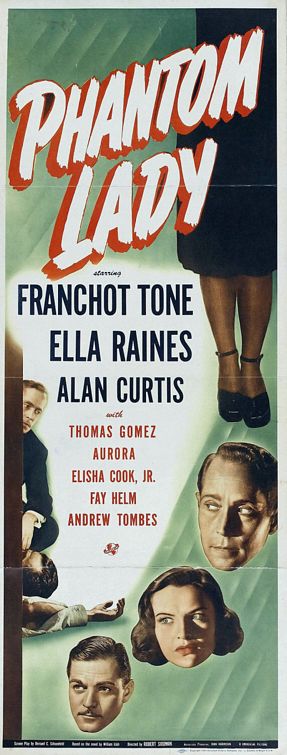 the movie poster: Phantom Lady (1944) ver2