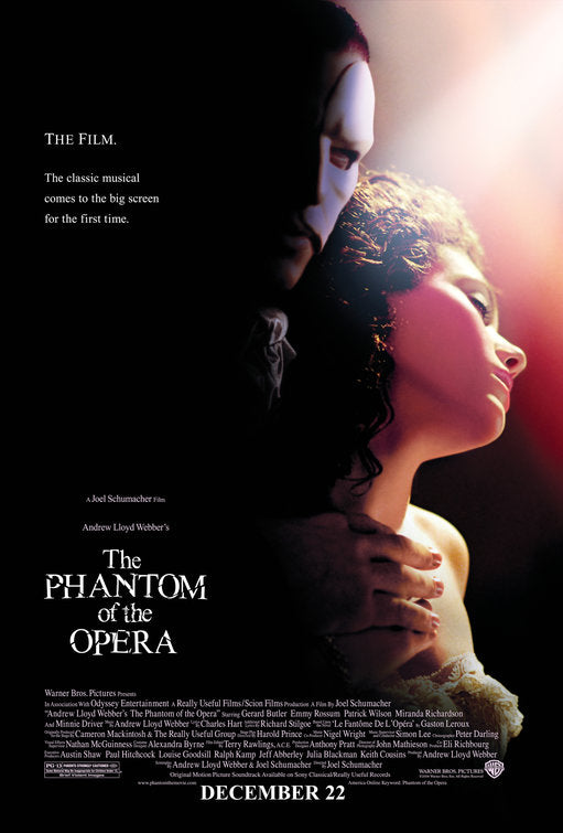 the movie poster: The Phantom of the Opera (2004)