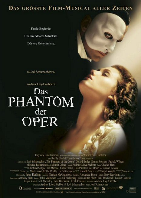 the movie poster: The Phantom of the Opera (2004) ver2