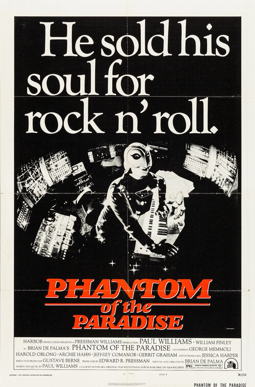 the movie poster: Phantom of the Paradise (1974) ver3