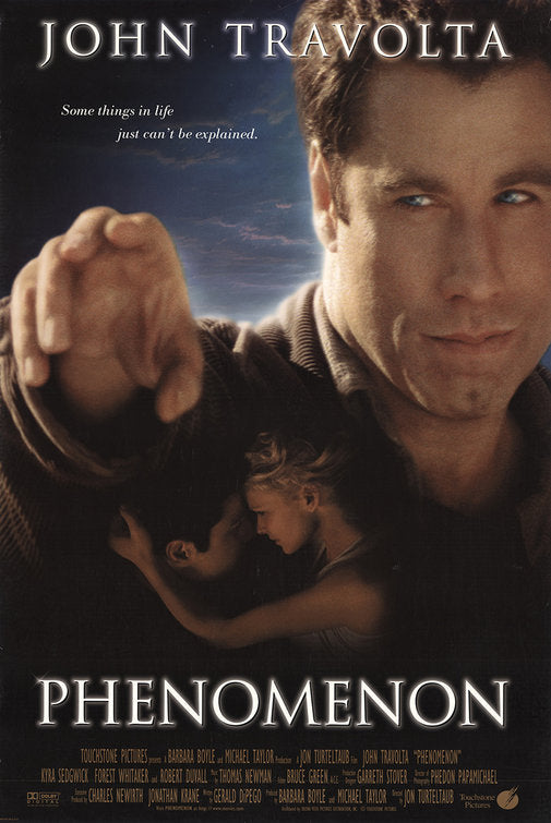the movie poster: Phenomenon (1996)