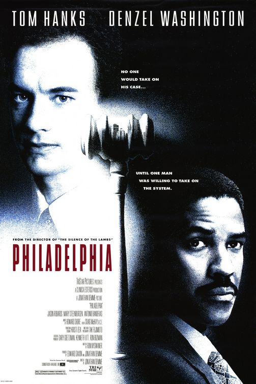 the movie poster: Philadelphia (1993)