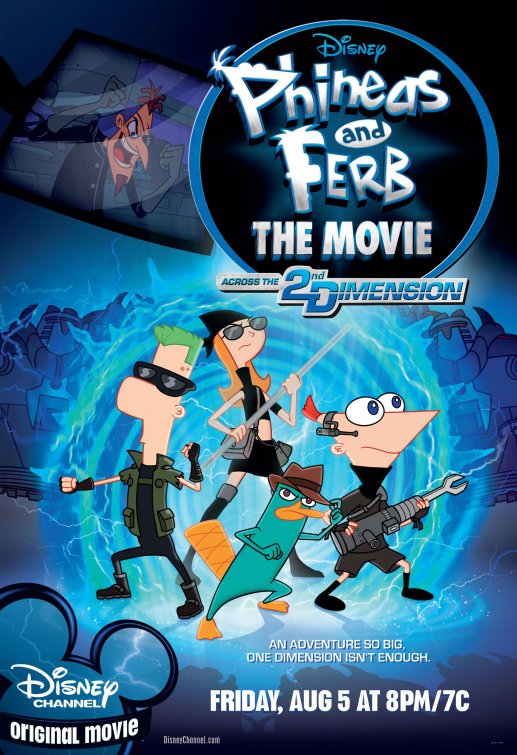 1000 piece jigsaw puzzle for tv poster: Phineas and Ferb: The Movie