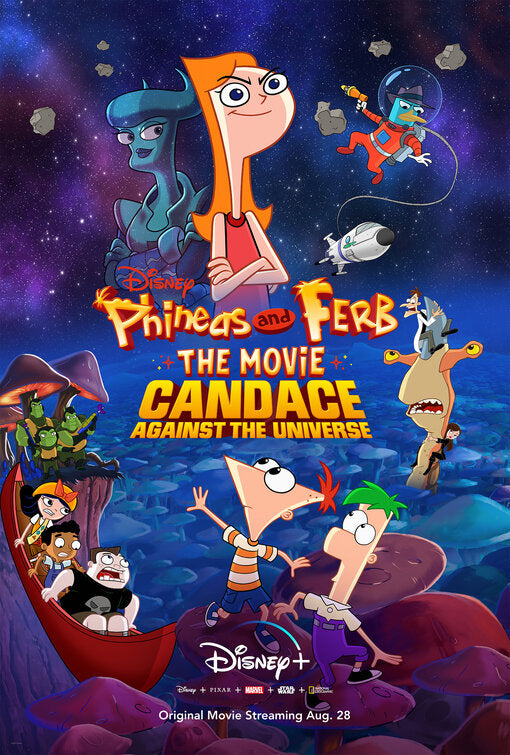 1000 piece jigsaw puzzle for tv poster: Phineas and Ferb the Movie: Candace Against the Universe