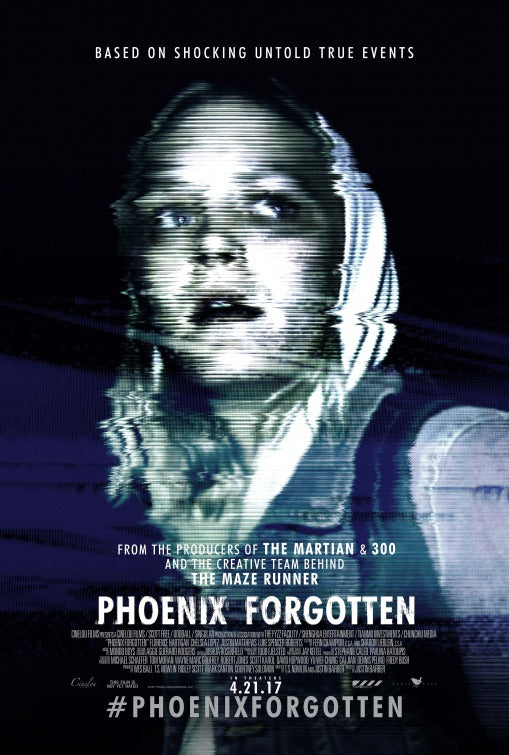 1000 piece jigsaw puzzle for the movie poster: Phoenix Forgotten (2017)