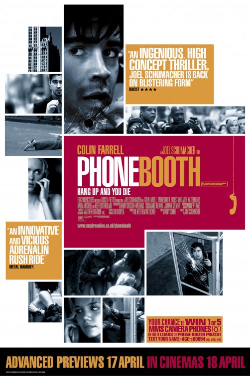 1000 piece jigsaw puzzle for the movie poster: Phone Booth (2003) ver3