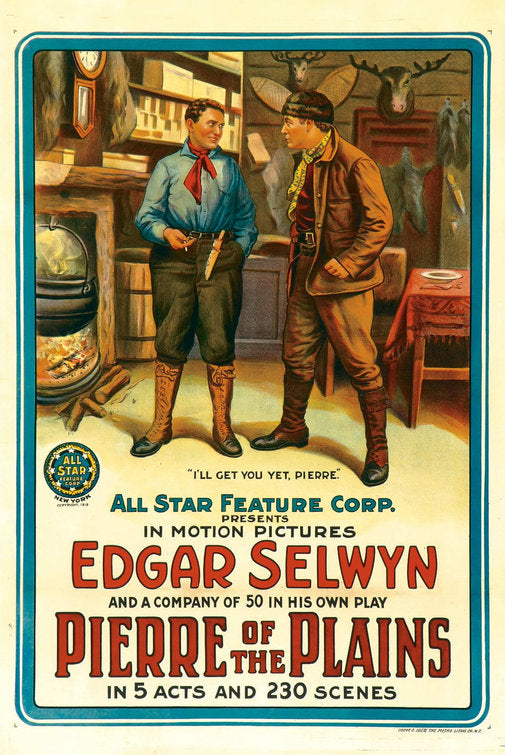 the movie poster: Pierre of the Plains (1914)