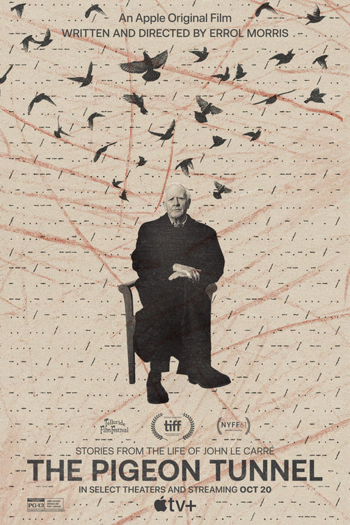 1000 piece jigsaw puzzle for the movie poster: The Pigeon Tunnel (2023)