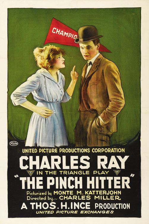 the movie poster: The Pinch Hitter (1917)