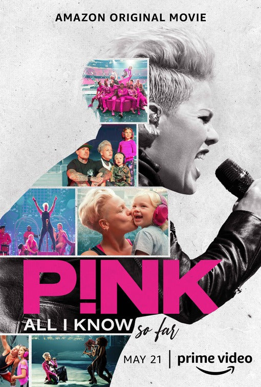 1000 piece jigsaw puzzle for the movie poster: P!nk: All I Know So Far (2021)