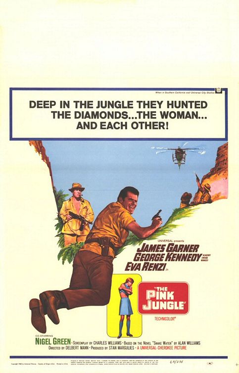 the movie poster: The Pink Jungle (1968)
