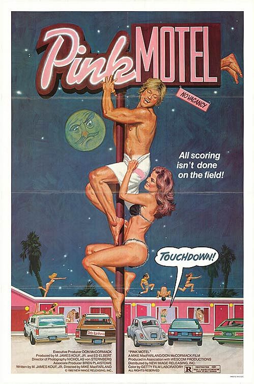 1000 piece jigsaw puzzle for the movie poster: Pink Motel (1982)