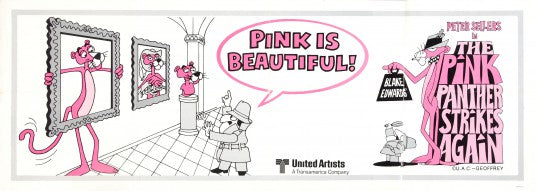 1000 piece jigsaw puzzle for the movie poster: The Pink Panther Strikes Again (1976) ver5