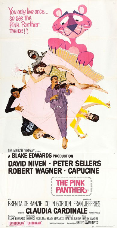 1000 piece jigsaw puzzle for the movie poster: The Pink Panther (1963) ver2