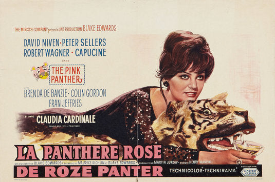 1000 piece jigsaw puzzle for the movie poster: The Pink Panther (1963) ver6