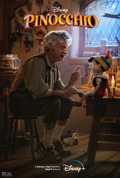 1000 piece jigsaw puzzle for the movie poster: Pinocchio (2022) ver2