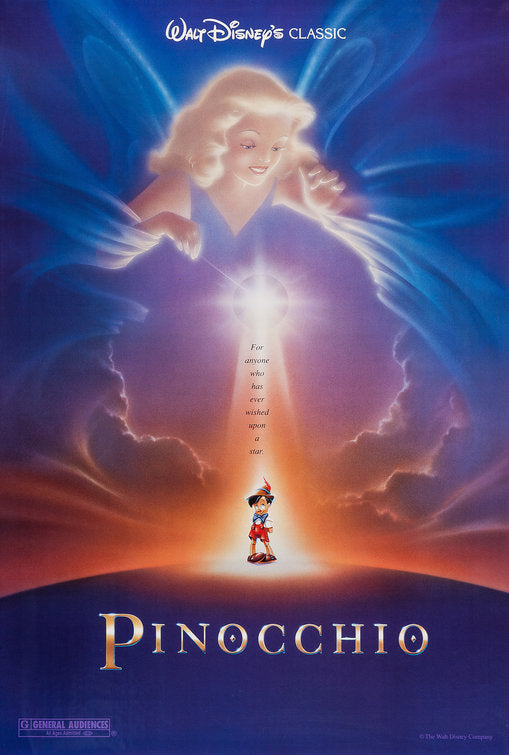 the movie poster: Pinocchio (1940) ver4