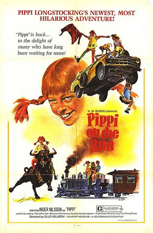 the movie poster: Pippi on the Run (1977)