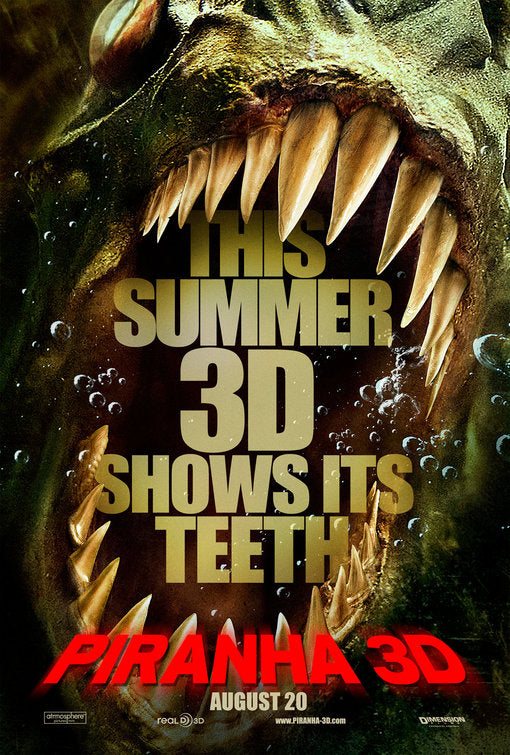 1000 piece jigsaw puzzle for the movie poster: Piranha 3-D (2010)