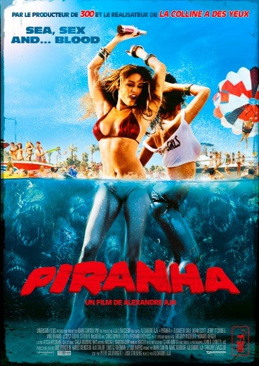 1000 piece jigsaw puzzle for the movie poster: Piranha 3-D (2010) ver7