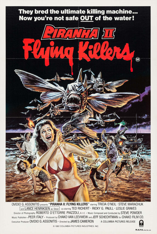 the movie poster: Piranha Part Two: The Spawning (1983)