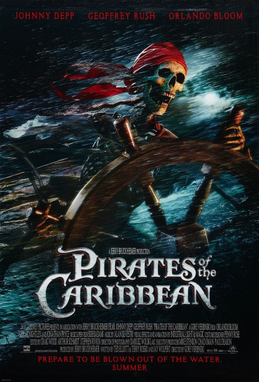 the movie poster: Pirates of the Caribbean: The Curse of the Black Pearl (2003)
