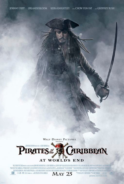 the movie poster: Pirates of the Caribbean: At World's End (2007)